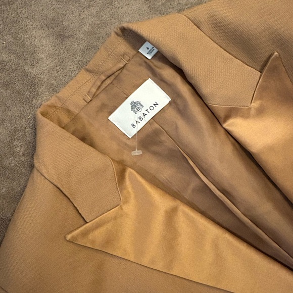 Babaton Construct Camel Wool Blazer - Picture 2 of 4